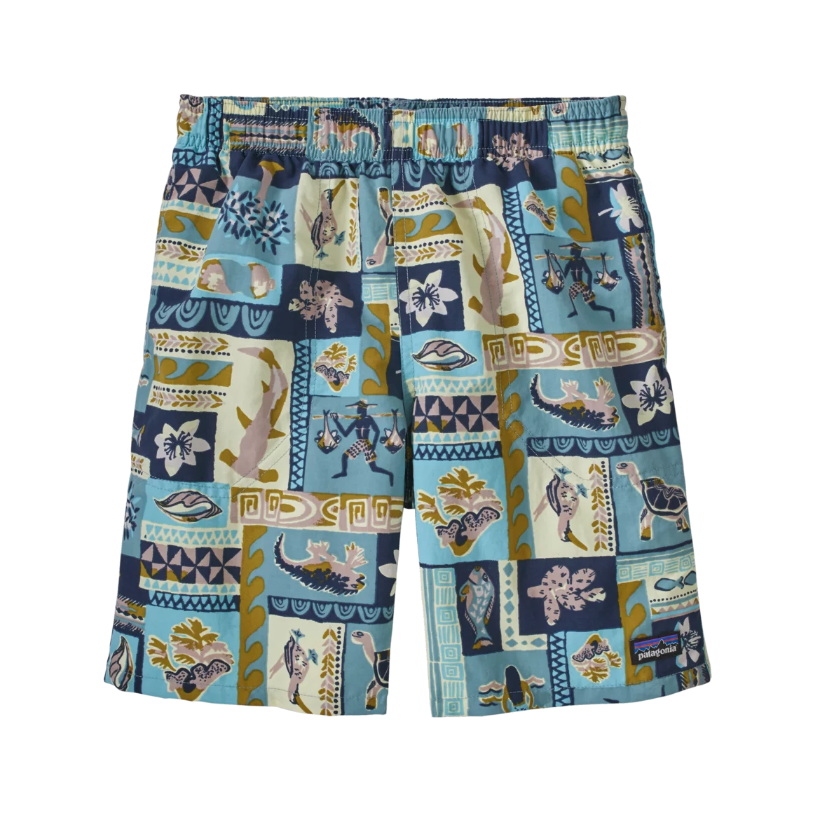Patagonia Badeshorts mit farbenfrohem Muster. © Patagonia, Inc