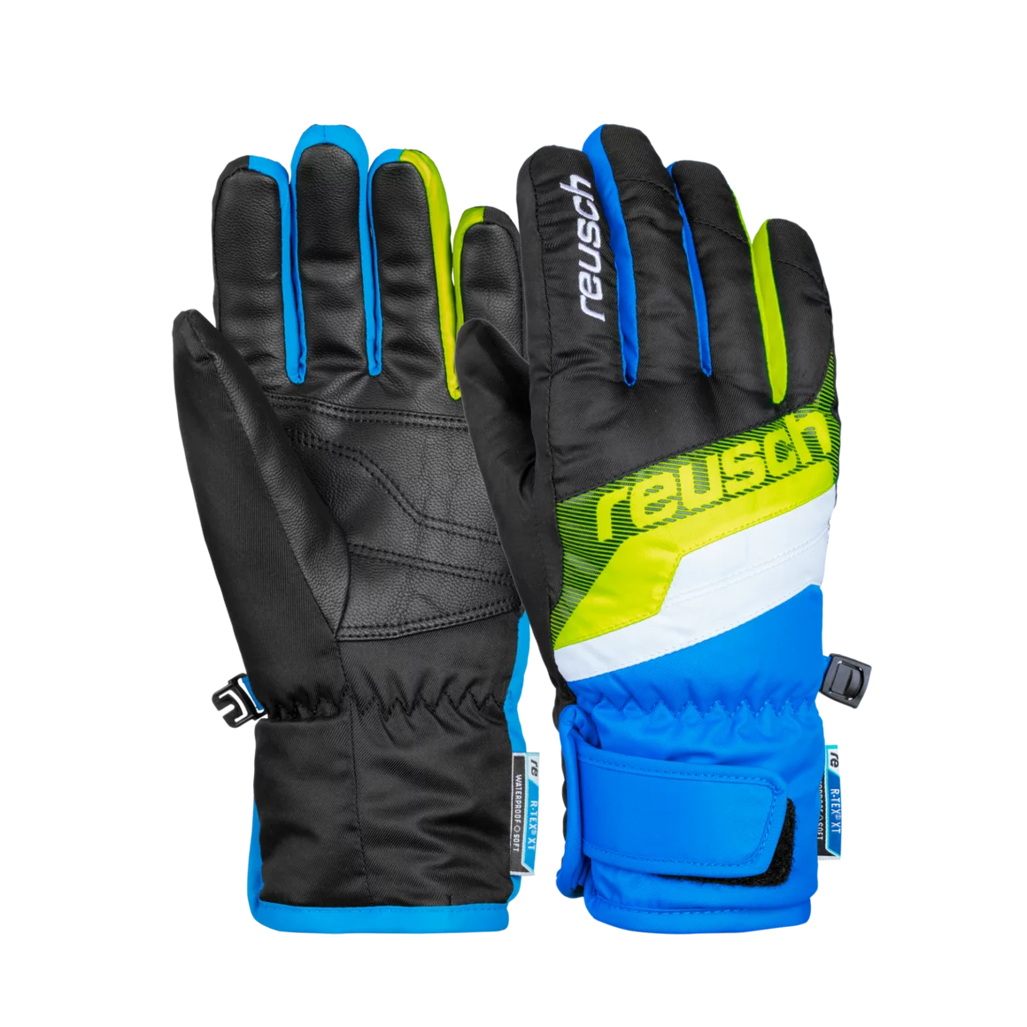 Produktfoto: Paar wasserdichte Skifahrhandschuhe mit Klettverschluss. © Sport Kessler GmbH