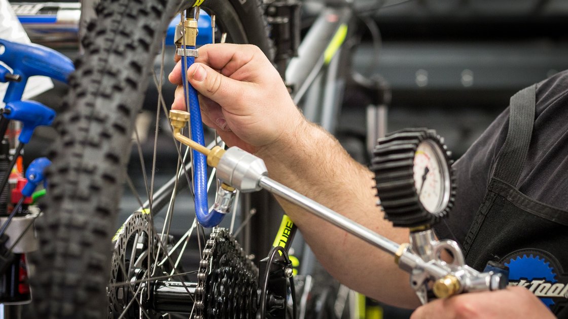 Bikservice Detailarbeit