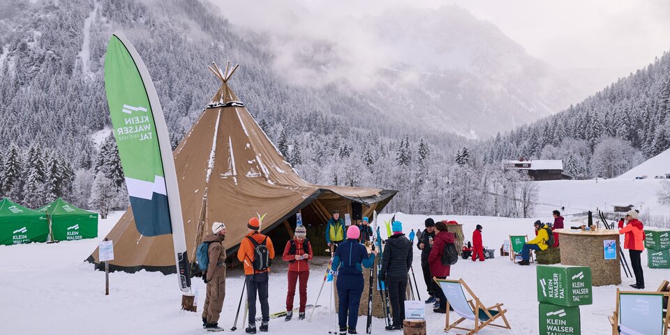 Nordic Lounge bei Nordic the Valley &copy; Kleinwalsertal Tourimus eGen - Oliver Farys